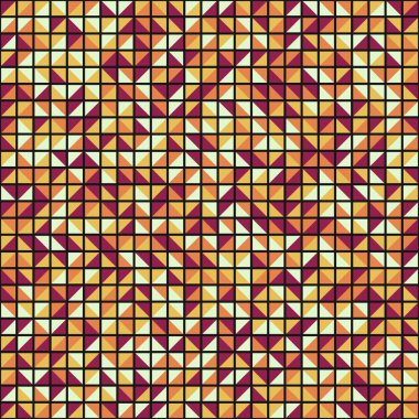 Soyut Geometrik Desen üretken hesaplama sanatı çizimi