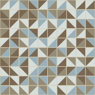 Soyut Geometrik Desen, üretken hesaplama sanatı çizimi 