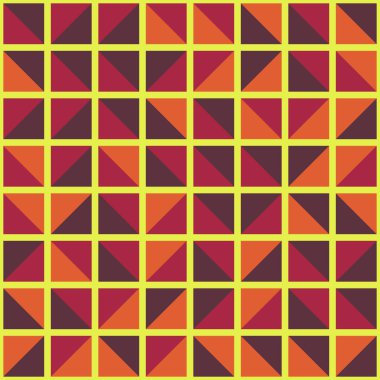 Soyut Geometrik Desen üretken hesaplama sanatı çizimi