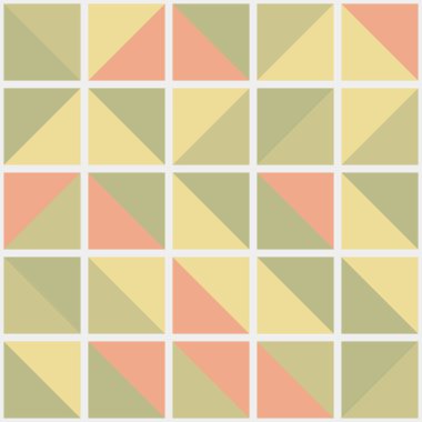 Soyut Geometrik Desen üretken hesaplama sanatı çizimi