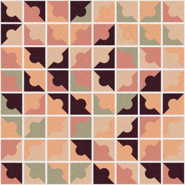 Soyut Geometrik Desen üretken hesaplama sanatı çizimi