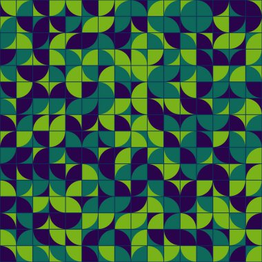 Soyut Geometrik Desen üretken hesaplama sanatı çizimi