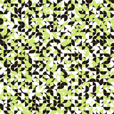 Soyut Geometrik Desen üretken hesaplama sanatı çizimi