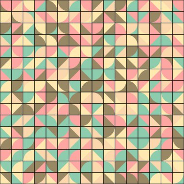 Soyut Geometrik Desen üretken hesaplama sanatı çizimi