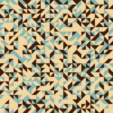 Soyut Geometrik Desen üretken hesaplama sanatı çizimi