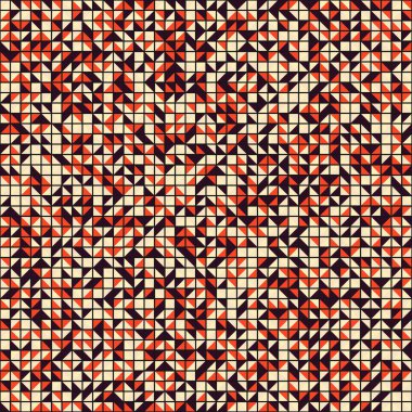 Soyut Geometrik Desen üretken hesaplama sanatı çizimi