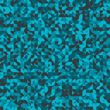 Soyut Geometrik Desen üretken hesaplama sanatı çizimi