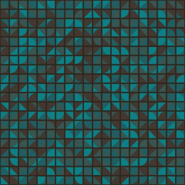 Soyut Geometrik Desen üretken hesaplama sanatı çizimi