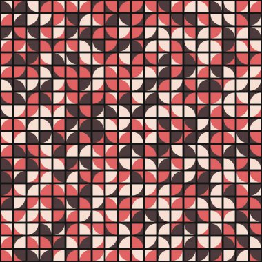 Soyut Geometrik Desen üretken hesaplama sanatı çizimi