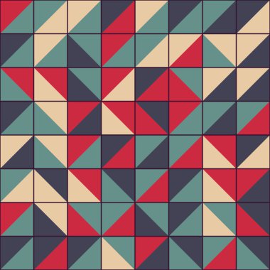 Soyut Geometrik Desen üretken hesaplama sanatı çizimi