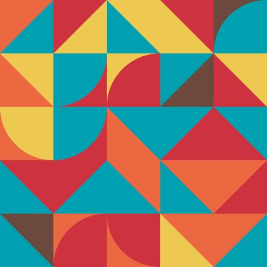 Soyut Geometrik Desen üretken hesaplama sanatı çizimi