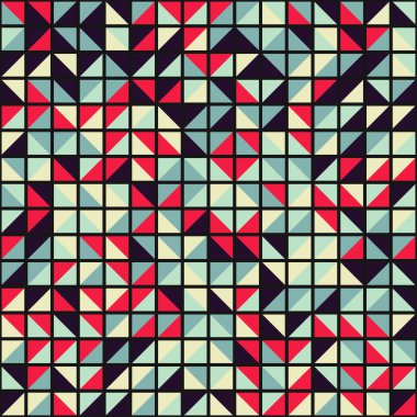 Soyut Geometrik Desen üretken hesaplama sanatı çizimi