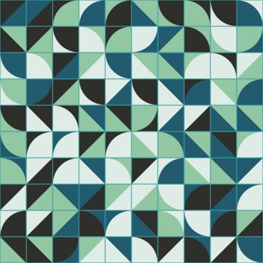 Soyut Geometrik Desen üretken hesaplama sanatı çizimi