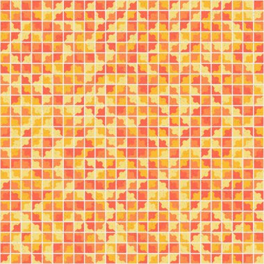 Soyut Geometrik Desen üretken hesaplama sanatı çizimi