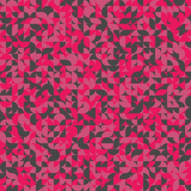 Soyut Geometrik Desen, üretken hesaplama sanatı çizimi 