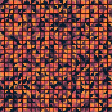 Soyut Geometrik Desen, Dijital Duvar Kağıdı