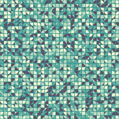 Soyut Geometrik Desen üretken hesaplama sanatı çizimi