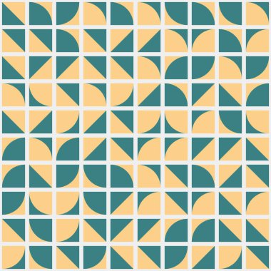 Soyut Geometrik Desen üretken hesaplama sanatı çizimi