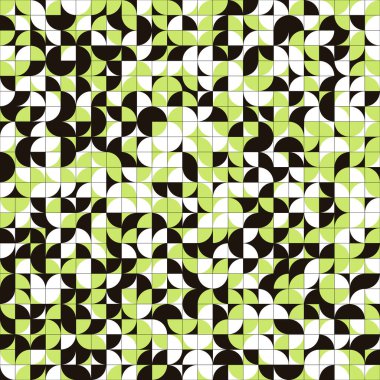 Soyut Geometrik Desen üretken hesaplama sanatı çizimi