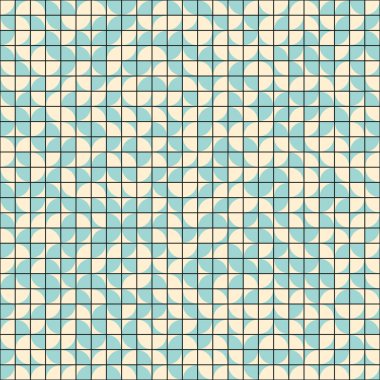 Soyut Geometrik Desen üretken hesaplama sanatı çizimi