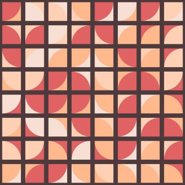 Soyut Geometrik Desen üretken hesaplama sanatı çizimi