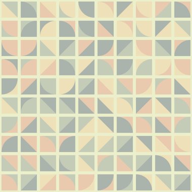 Soyut Geometrik Desen üretken hesaplama sanatı çizimi