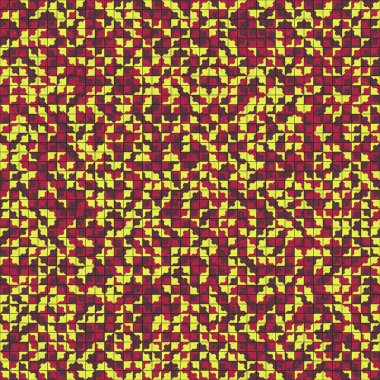 Soyut Geometrik Desen üretken hesaplama sanatı çizimi