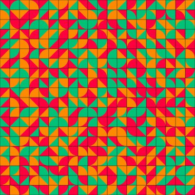 Soyut Geometrik Desen üretken hesaplama sanatı çizimi