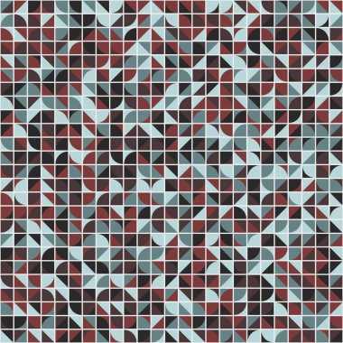 Soyut Geometrik Desen üretken hesaplama sanatı çizimi