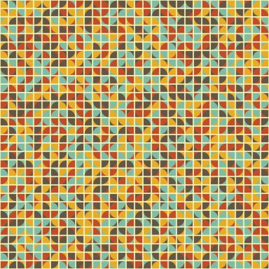 Soyut Geometrik Desen üretken hesaplama sanatı çizimi