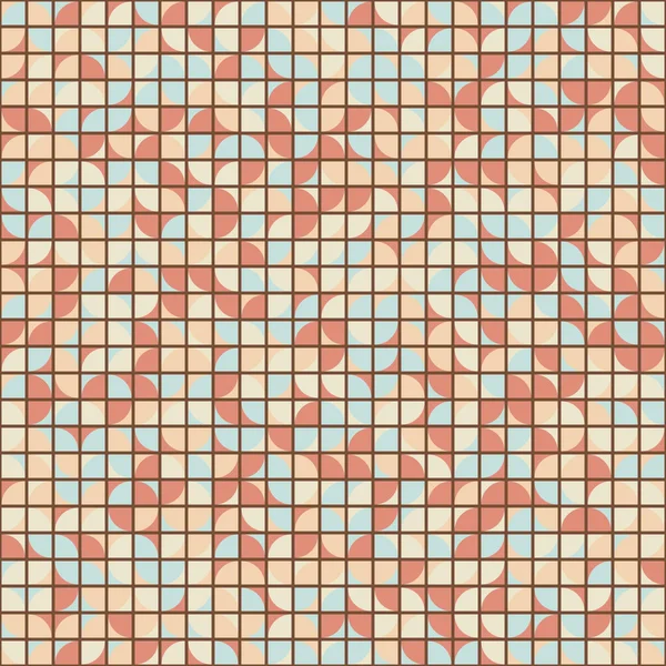 Abstrakte Geometrische Muster Generative Computergestützte Kunstillustration — Stockvektor