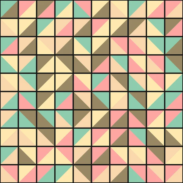 Abstraktes Geometrisches Muster Generative Computergestützte Illustration — Stockvektor