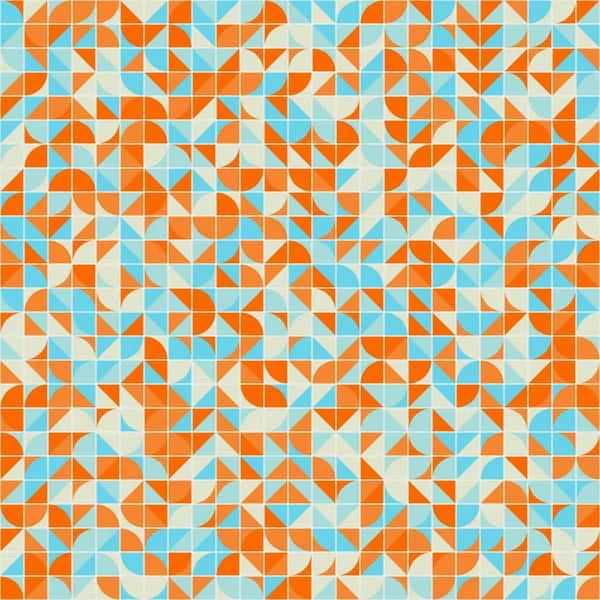 Abstraktes Geometrisches Muster Generative Computergestützte Illustration — Stockvektor