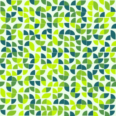 Soyut Geometrik Desen, üretken hesaplama sanatı çizimi 