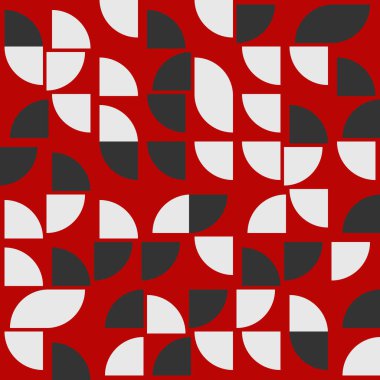 Soyut Geometrik Desen, üretken hesaplama sanatı çizimi 