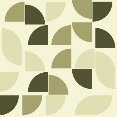 Soyut Geometrik Desen, üretken hesaplama sanatı çizimi 