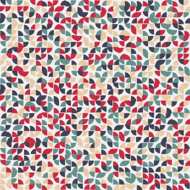 Soyut Geometrik Desen üretken hesaplama sanatı çizimi