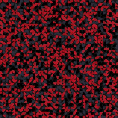 Soyut Geometrik Desen, üretken hesaplama sanatı çizimi 