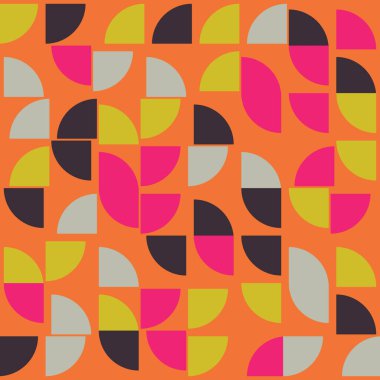 Soyut Geometrik Desen üretken hesaplama sanatı çizimi