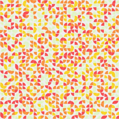 Soyut Geometrik Desen, üretken hesaplama sanatı çizimi 