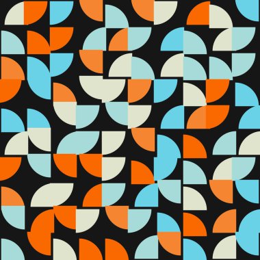 Soyut Geometrik Desen üretken hesaplama sanatı çizimi