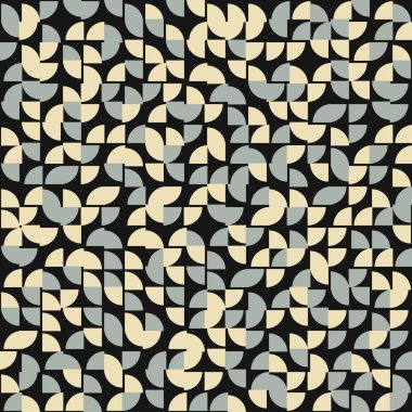 Soyut Geometrik Desen, üretken hesaplama sanatı çizimi 