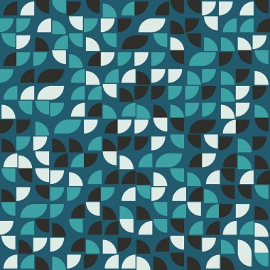 Soyut Geometrik Desen, üretken hesaplama sanatı çizimi 