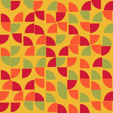 Soyut Geometrik Desen, üretken hesaplama sanatı çizimi 