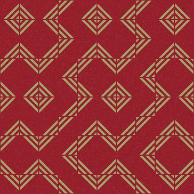 Soyut Geometrik Desen, üretken hesaplama sanatı çizimi 