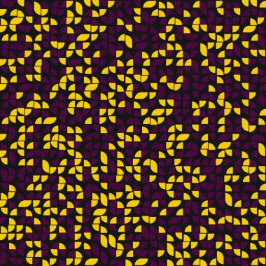 Soyut Geometrik Desen, üretken hesaplama sanatı çizimi 