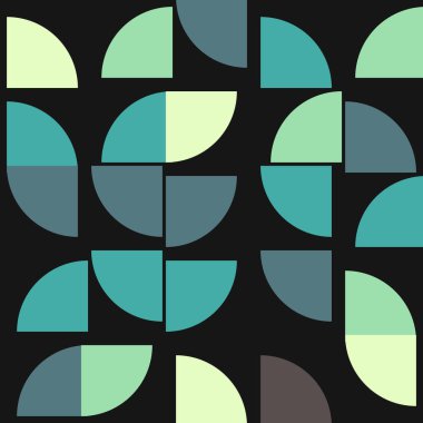 Soyut Geometrik Desen, hesaplama sanatı çizimi