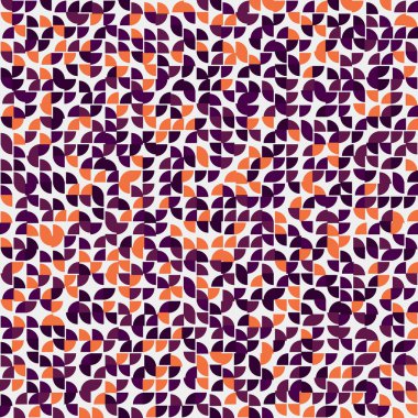 Soyut Geometrik Desen, üretken hesaplama sanatı çizimi 