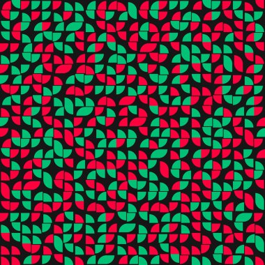 Soyut Geometrik Desen üretken hesaplama sanatı çizimi