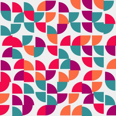 Soyut Geometrik Desen üretken hesaplama sanatı çizimi